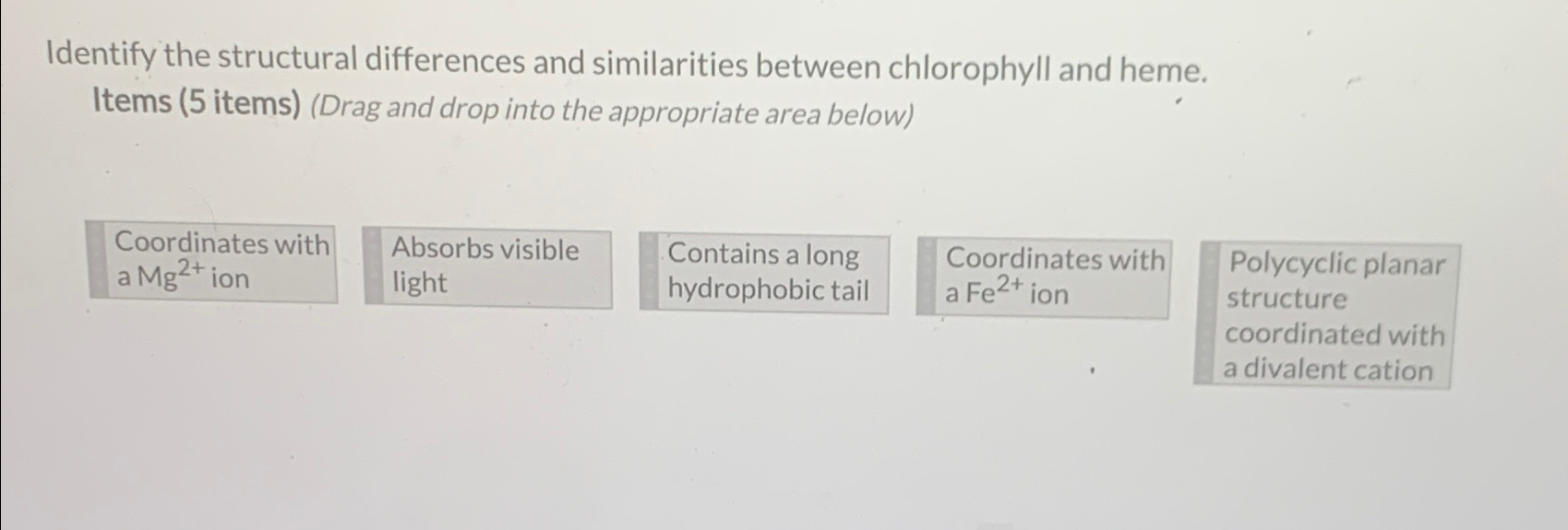 Solved Identify the structural differences and similarities | Chegg.com