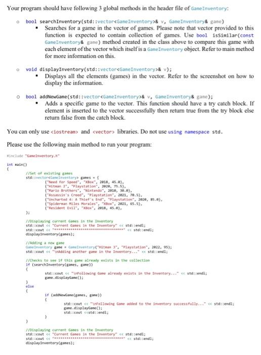 Solved Question You are required to write a C++ program that | Chegg.com