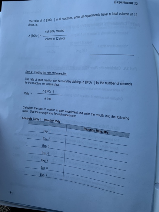 Part 1. Calculate the Volume of One Drop of Solution