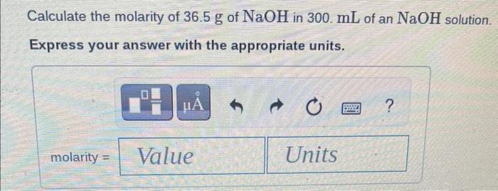 Solved Calculate the molarity of 70.0 g of HCl in 1.00 L of | Chegg.com