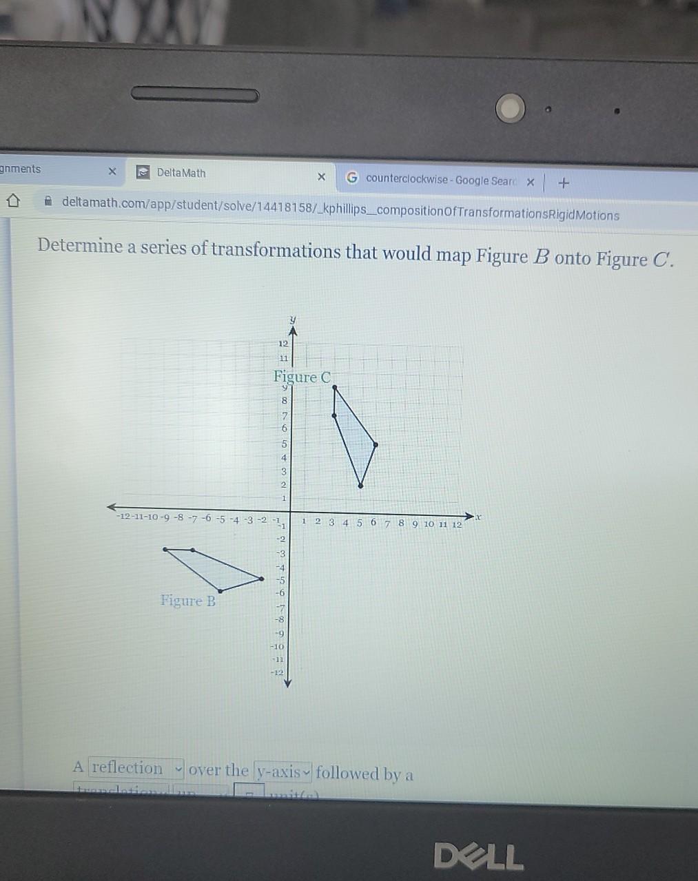 Solved Determine A Series Of Transformations That Would Map | Chegg.com