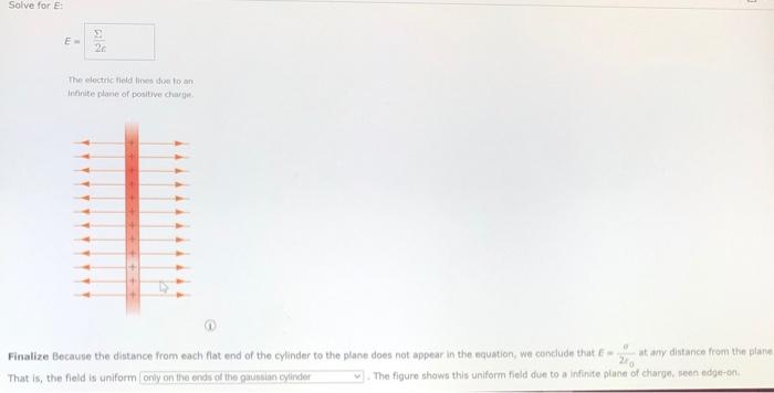 Solved A Plane of Charge Find the electric field due to an | Chegg.com