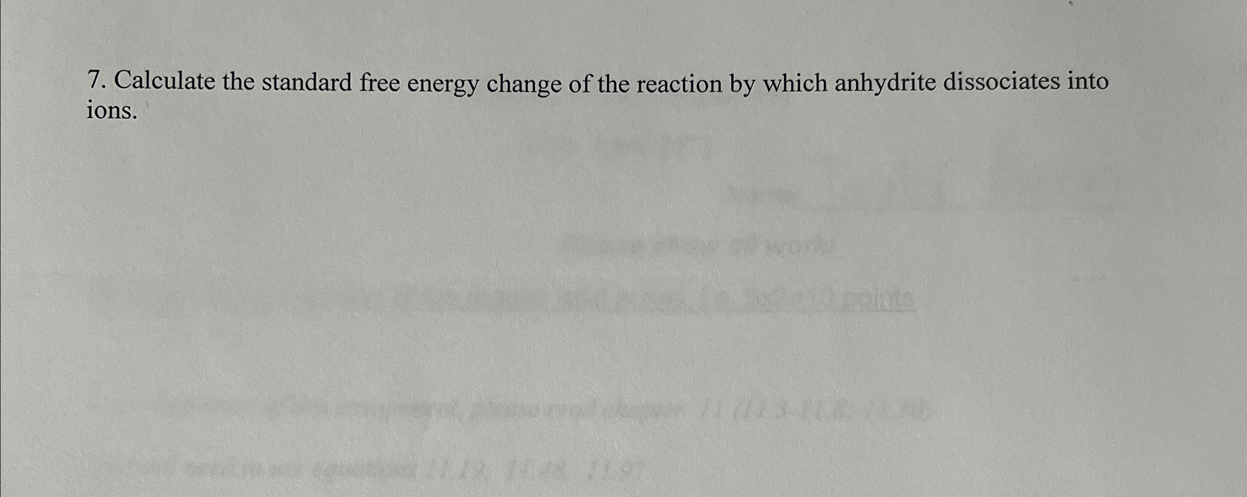 Solved Calculate the standard free energy change of the | Chegg.com