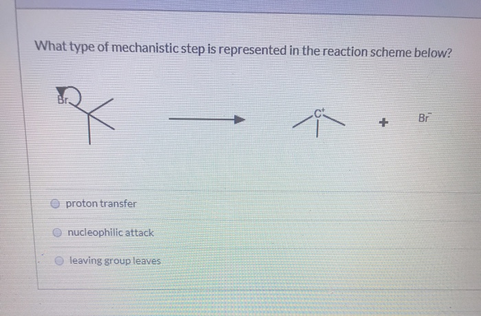 Solved What type of mechanistic step is represented in the | Chegg.com