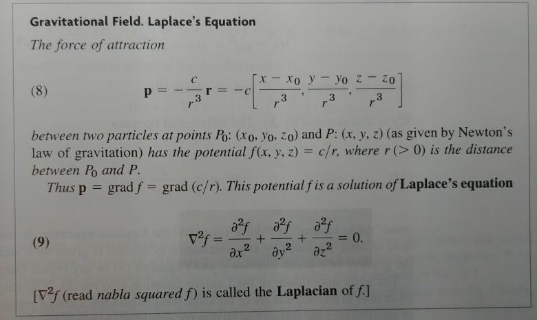 Solved Can Someone Elaborate On The Laplacian Of F How D Chegg Com