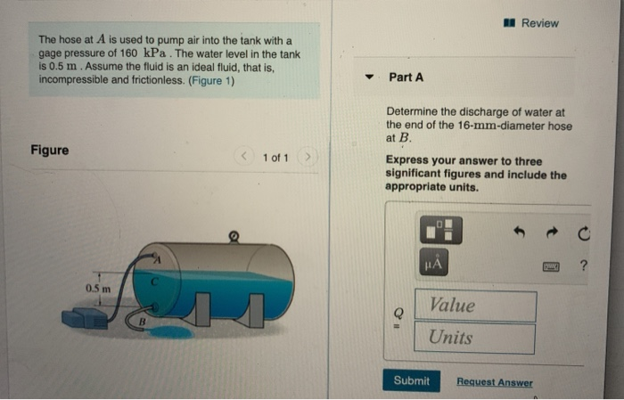 Solved Review The Hose At A Is Used To Pump Air Into The | Chegg.com