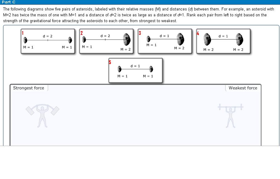 Solved Each of the following diagrams shows a spaceship | Chegg.com