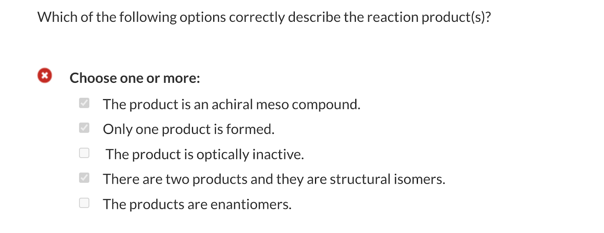 Solved Which of the following options correctly describe the | Chegg.com