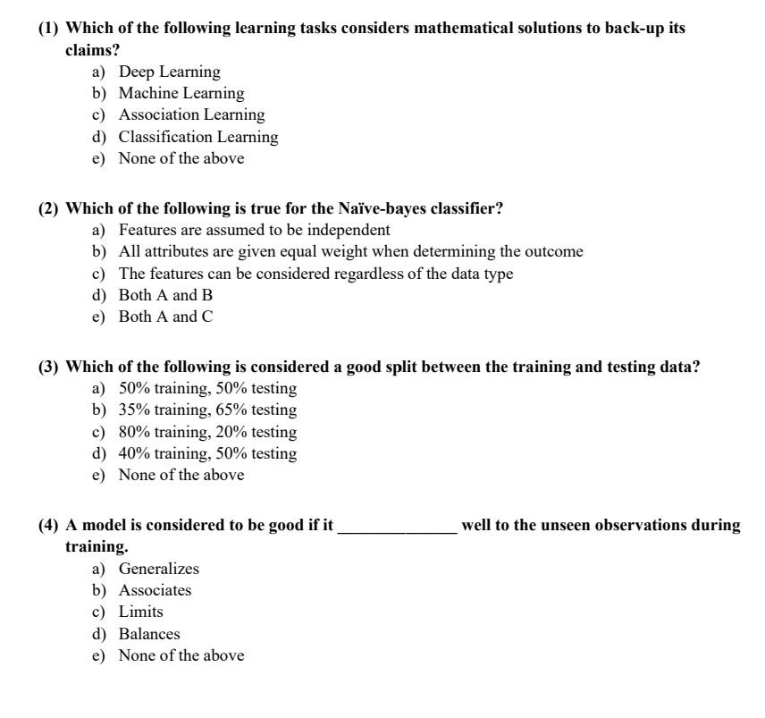 Seminar: Every task is a learning task (and should be treated as