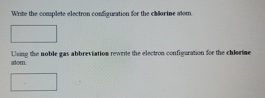 Solved Write the complete electron configuration for the | Chegg.com