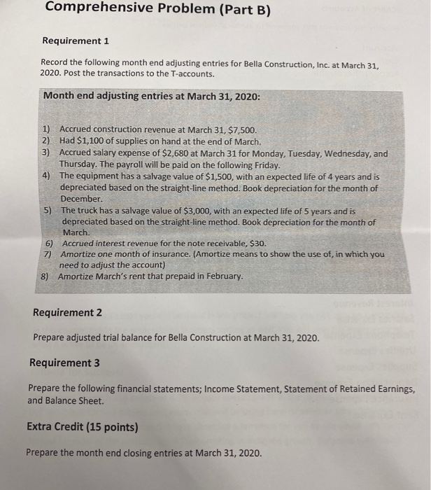 Solved Comprehensive Problem (Part B) Requirement 1 Record | Chegg.com