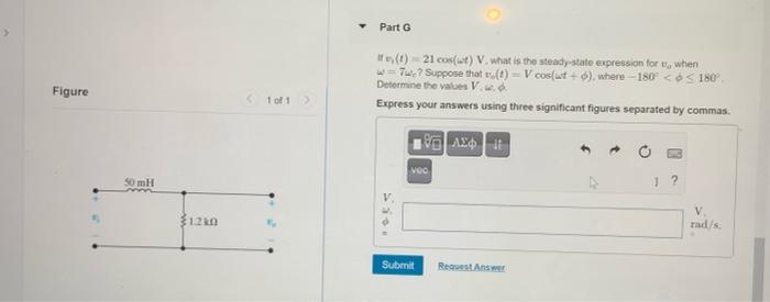 Solved Consider the filter shown in (Figure 1), Part | Chegg.com