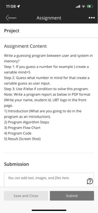 Solved Assignment Content Write a guessing program between | Chegg.com