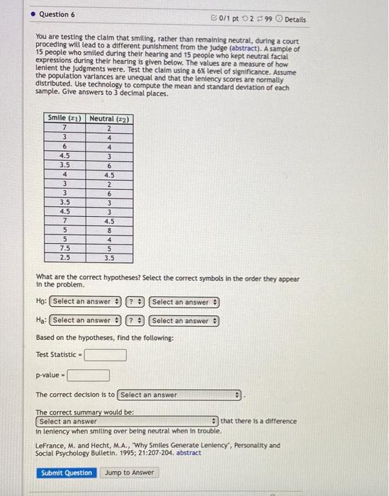 Solved Question 2 B0/1 pt 299 Details Two samples are taken | Chegg.com