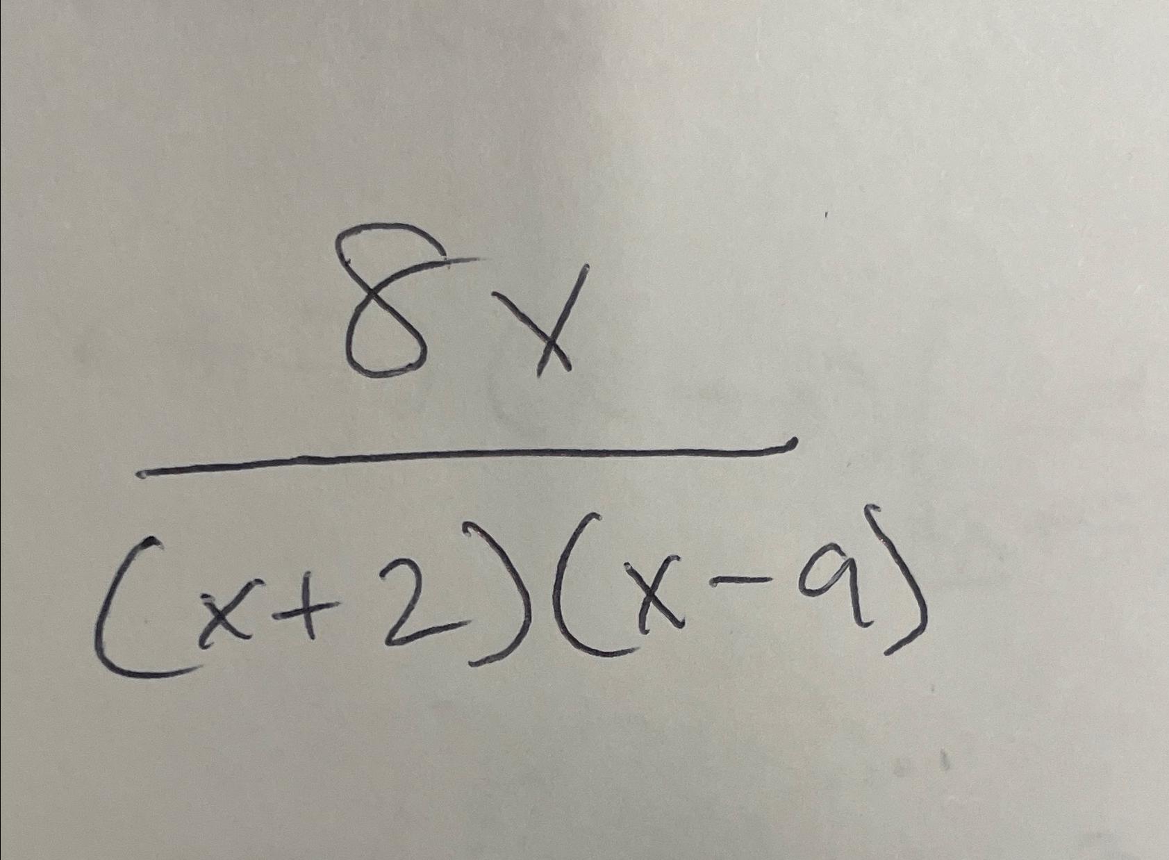 Solved 8x(x+2)(x-9) | Chegg.com