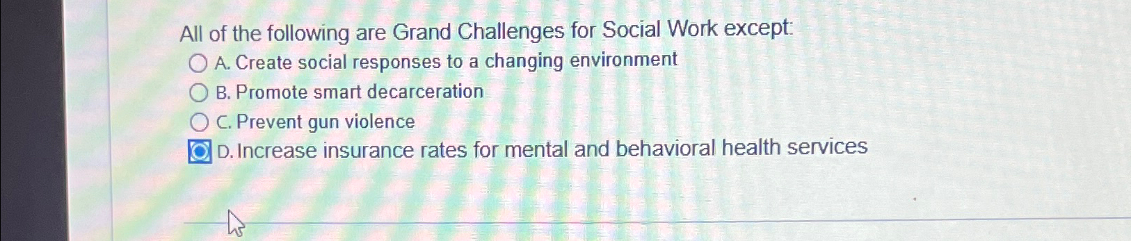 Solved All of the following are Grand Challenges for Social | Chegg.com