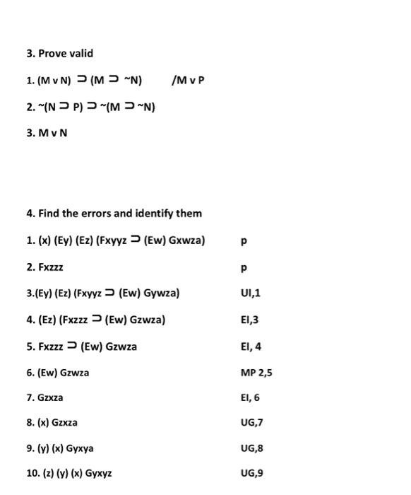 3 Prove Valid 1 M V N M N Mvp 2 Np Chegg Com