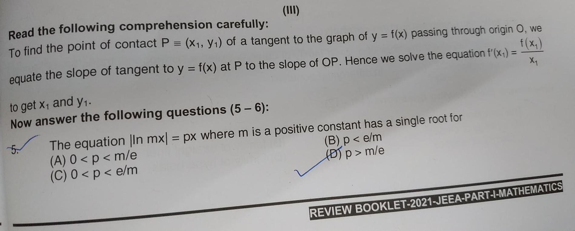 Solved Read The Following Comprehension Carefully To Fin Chegg Com