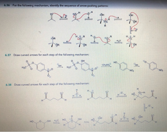 Solved 6 36 For The Following Mechanism Identify The Seq Chegg Com