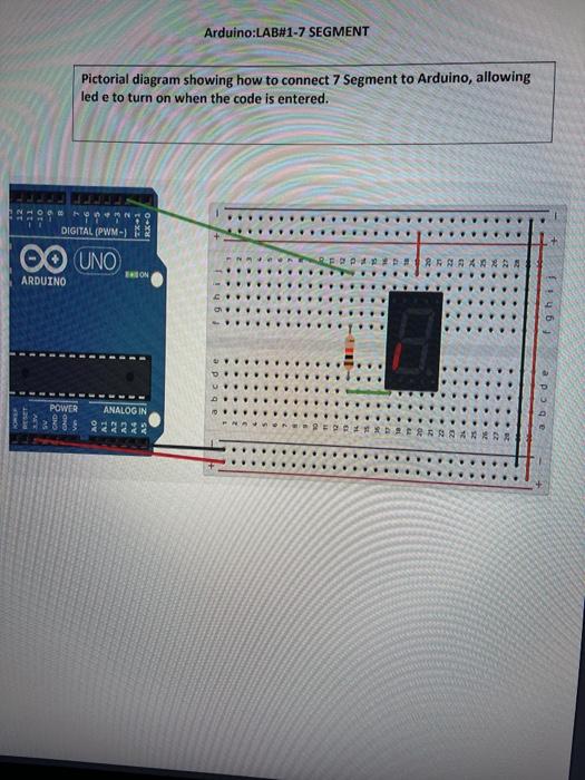 Solved Common Anode Parts A, B, C, D Text Mode 7 segment | Chegg.com