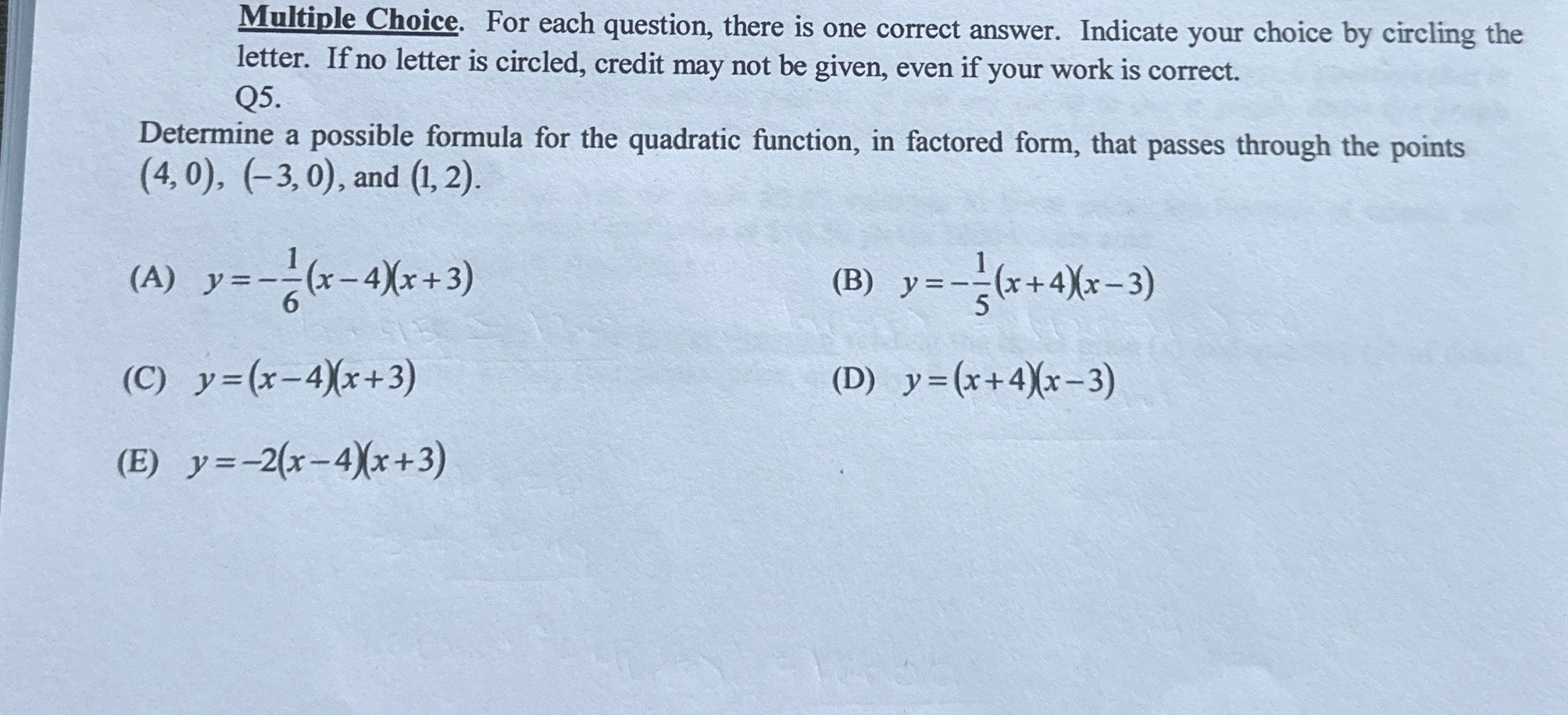 Solved Multiple Choice. For each question, there is one | Chegg.com