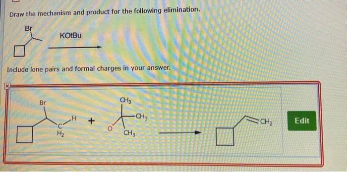 Solved Draw The Mechanism And Product For The Following | Chegg.com