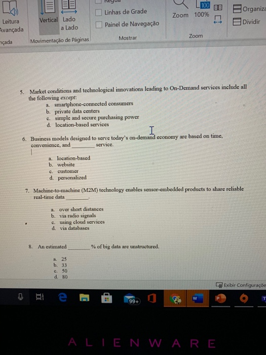 Quiz - Revisão - 8º ano