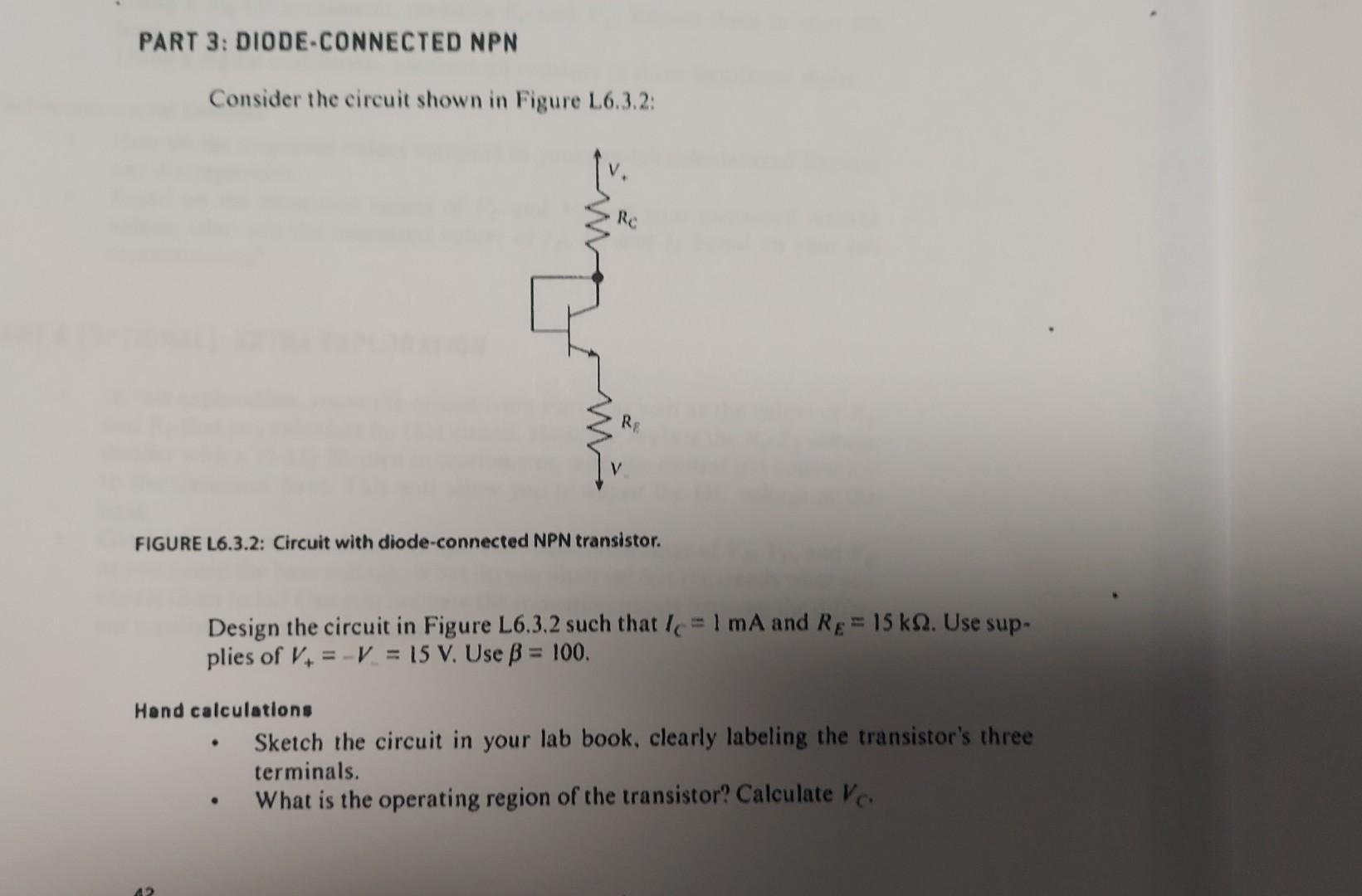 Solved Consider the circuit shown in Figure L.6.3.2: FIGURE | Chegg.com