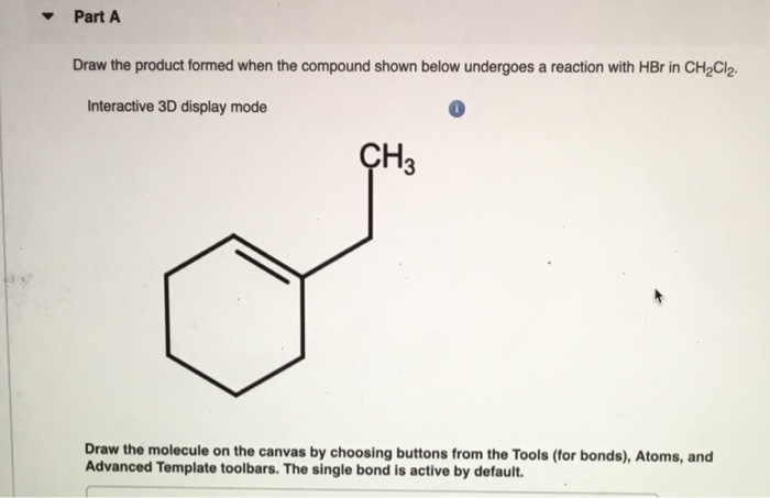 Solved Part A Draw the product formed when the compound | Chegg.com