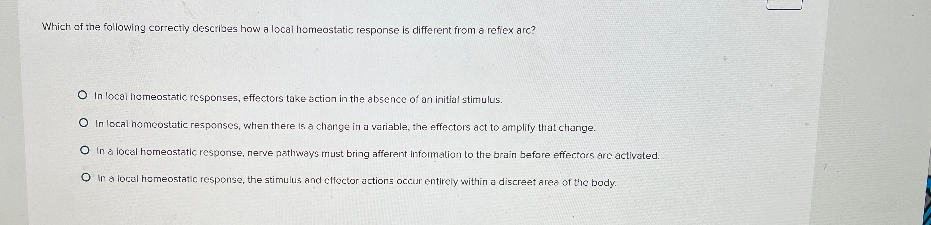 Solved Which of the following correctly describes how a | Chegg.com