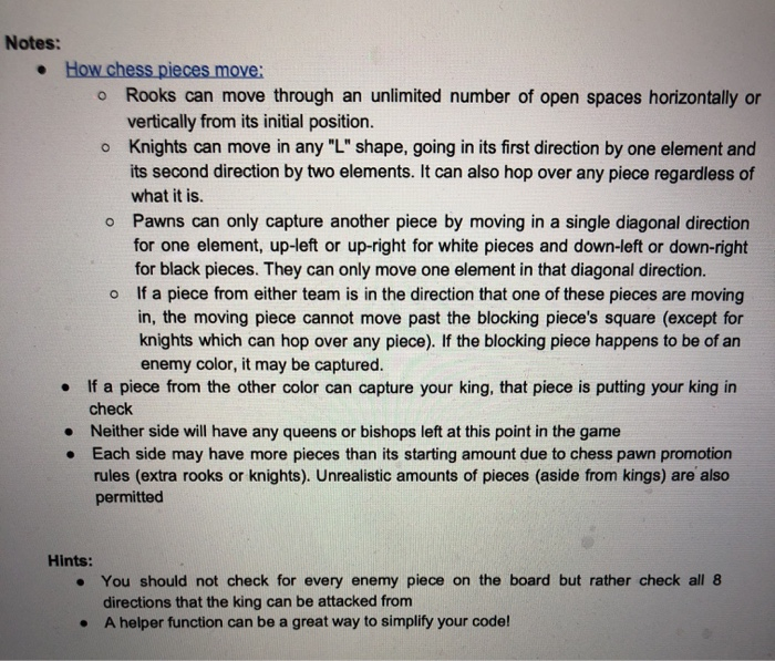 Function Name rulers Puzzle Inputs 1. (char) 8x8
