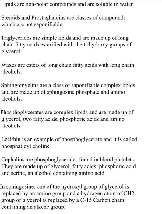 solved-lipids-are-non-polar-compounds-and-are-soluble-in-chegg