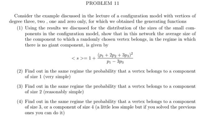 Solved PROBLEM 11 Consider the example discussed in the | Chegg.com