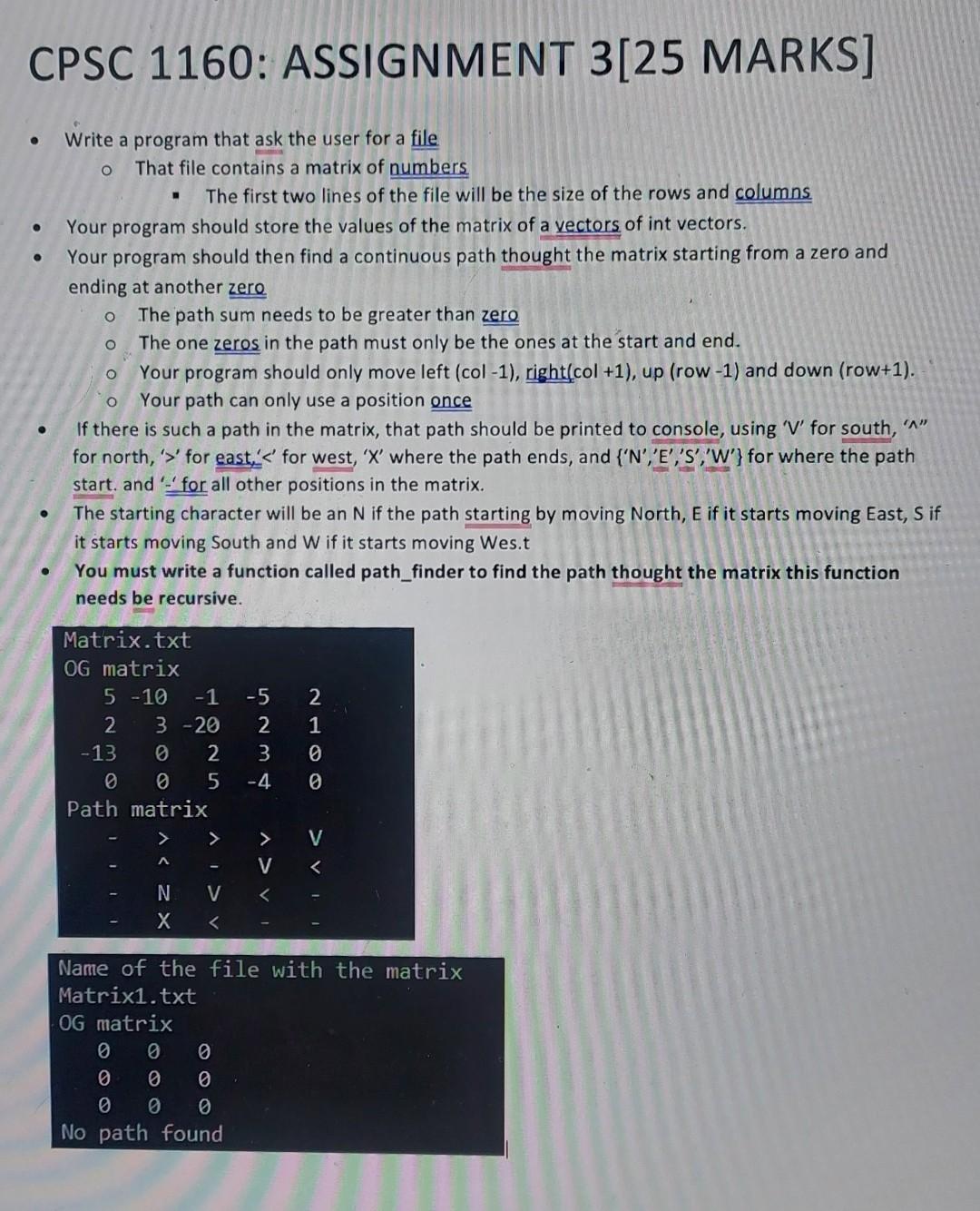 Solved Write a "WORKING" C++ code. I've seen other codes | Chegg.com
