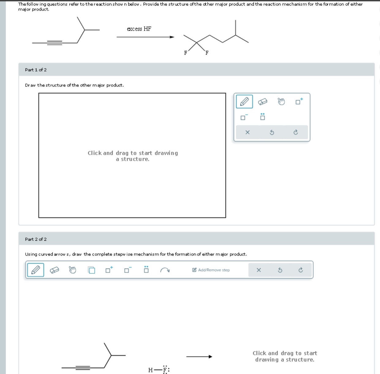 Solved The following questions refer to the reaction shown | Chegg.com