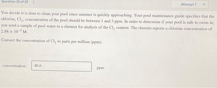 Solved Question 28 Of 29 Concentration 40 6 Attempt 7 You Chegg Com   Image