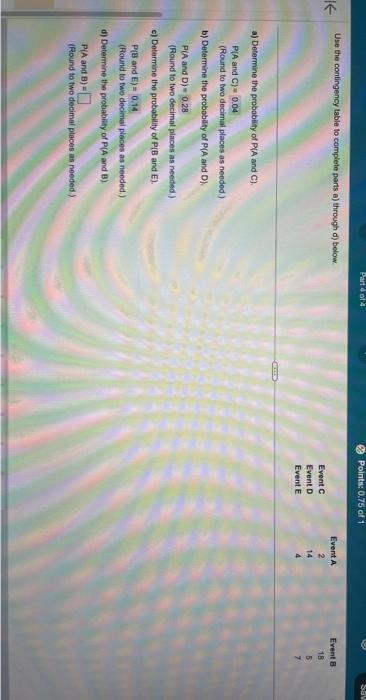 Solved can I get help with question D please and could you | Chegg.com
