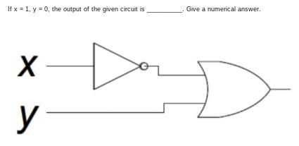 Solved If X = 1 Y = 0, Z = 1, what is the output of the | Chegg.com