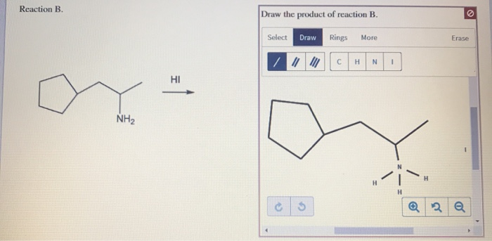 Solved Reaction B. Draw The Product Of Reaction B. Select | Chegg.com