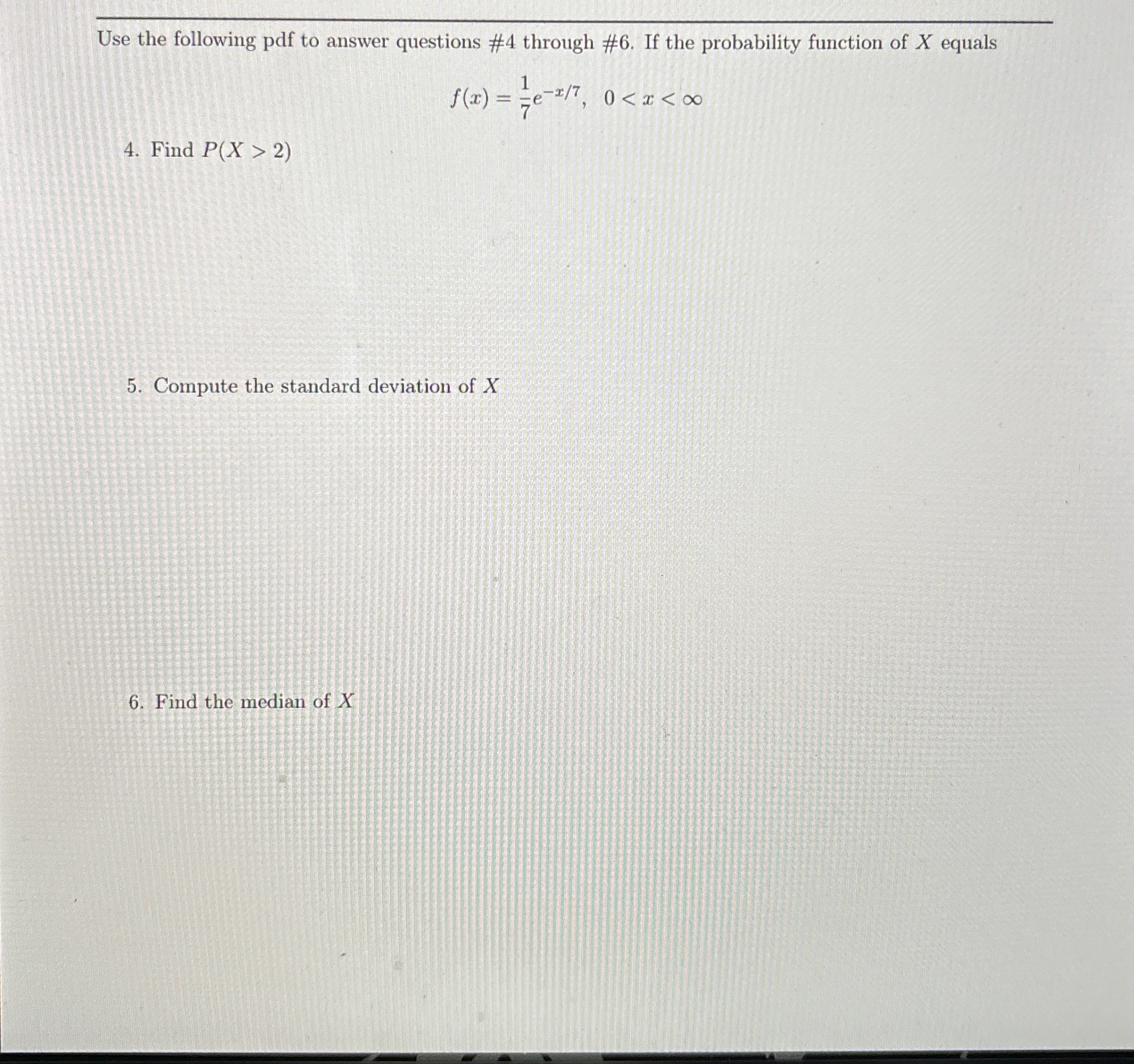 Solved Use the following pdf to answer questions #4 ﻿through | Chegg.com