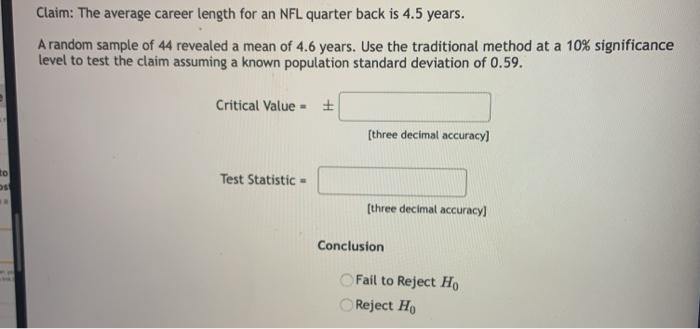 Average NFL career length