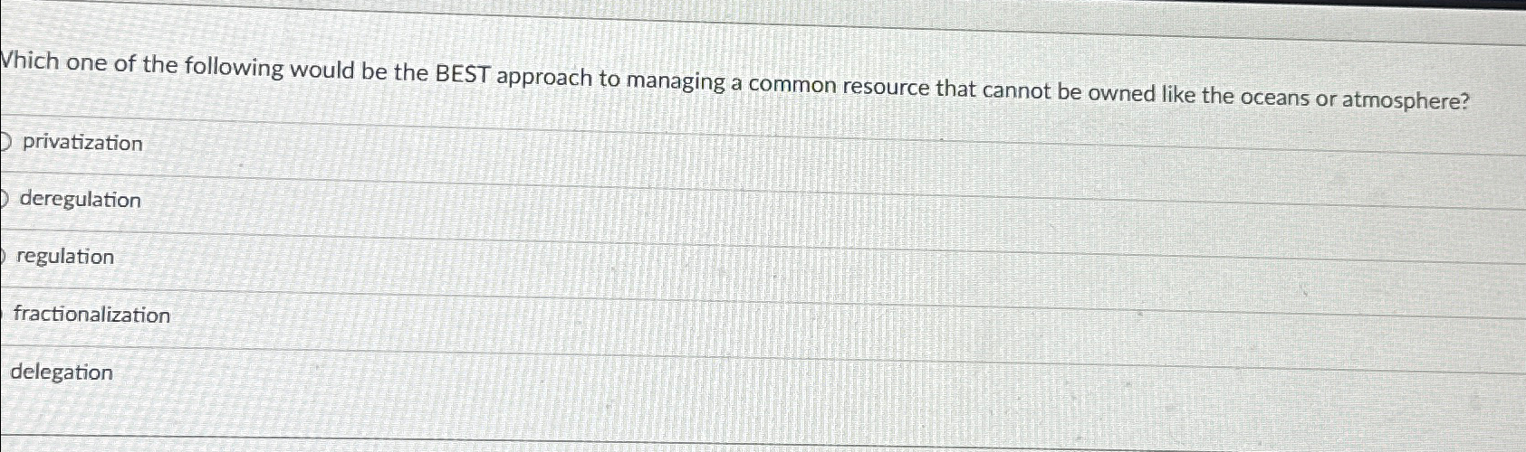 Solved Which one of the following would be the BEST approach 