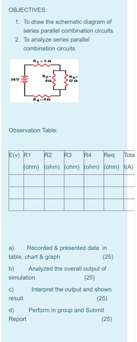 Solved OBJECTIVES: 1. To Draw The Schematic Diagram Of | Chegg.com