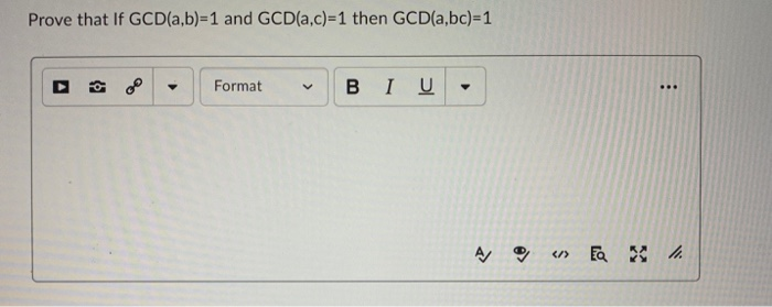 Solved Prove That If Gcd A B 1 And Gcd A C 1 Then Chegg Solved Prove That If Gcd A B 1 And Gcd A C 1 Then Chegg