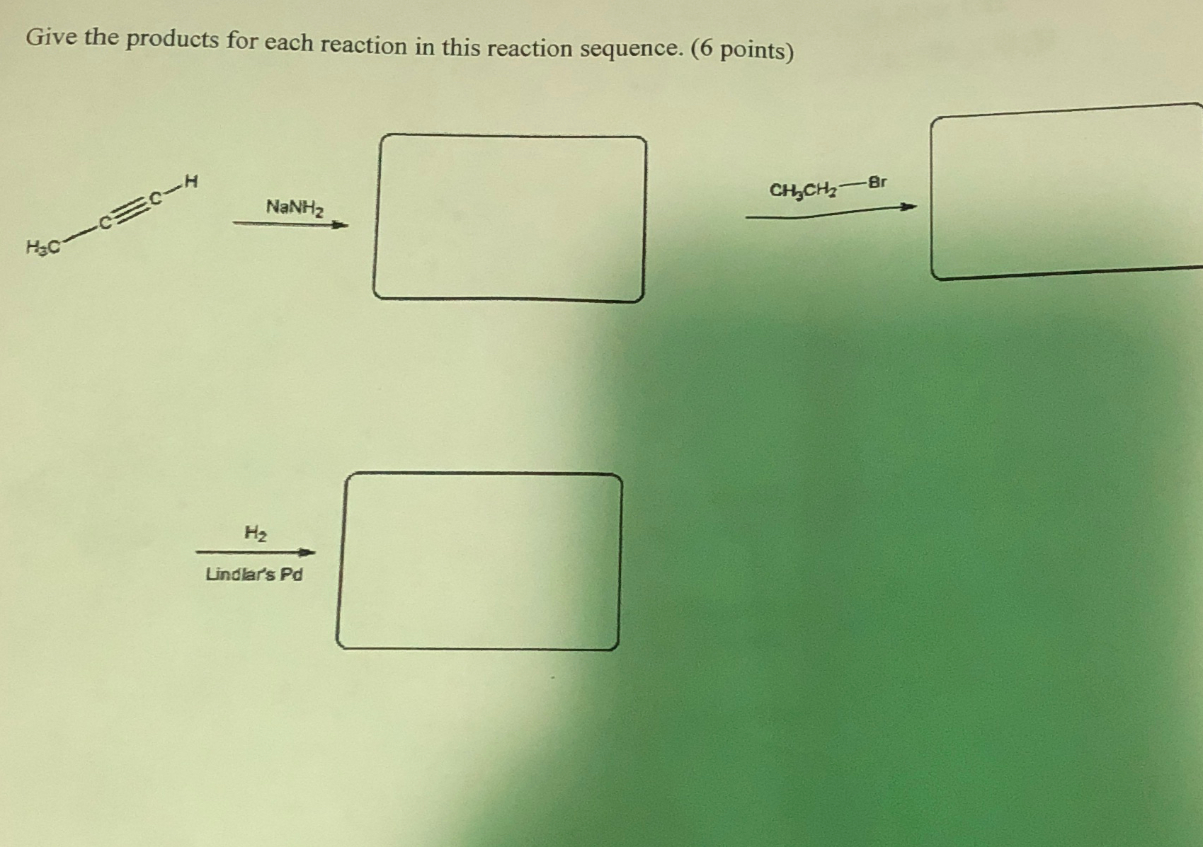 Solved Give the products for each reaction in this reaction | Chegg.com