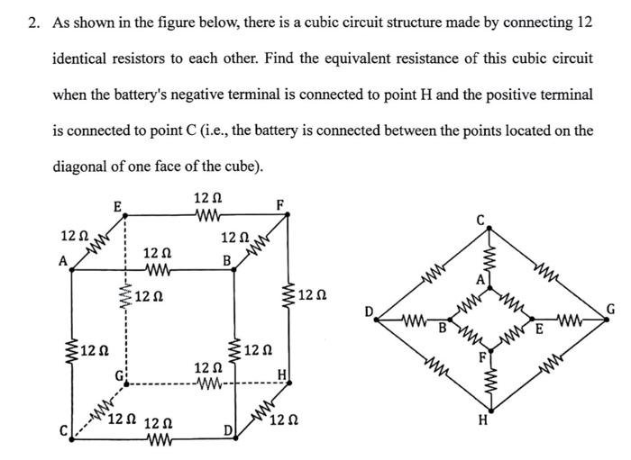 Solved 2. As shown in the figure below, there is a cubic | Chegg.com