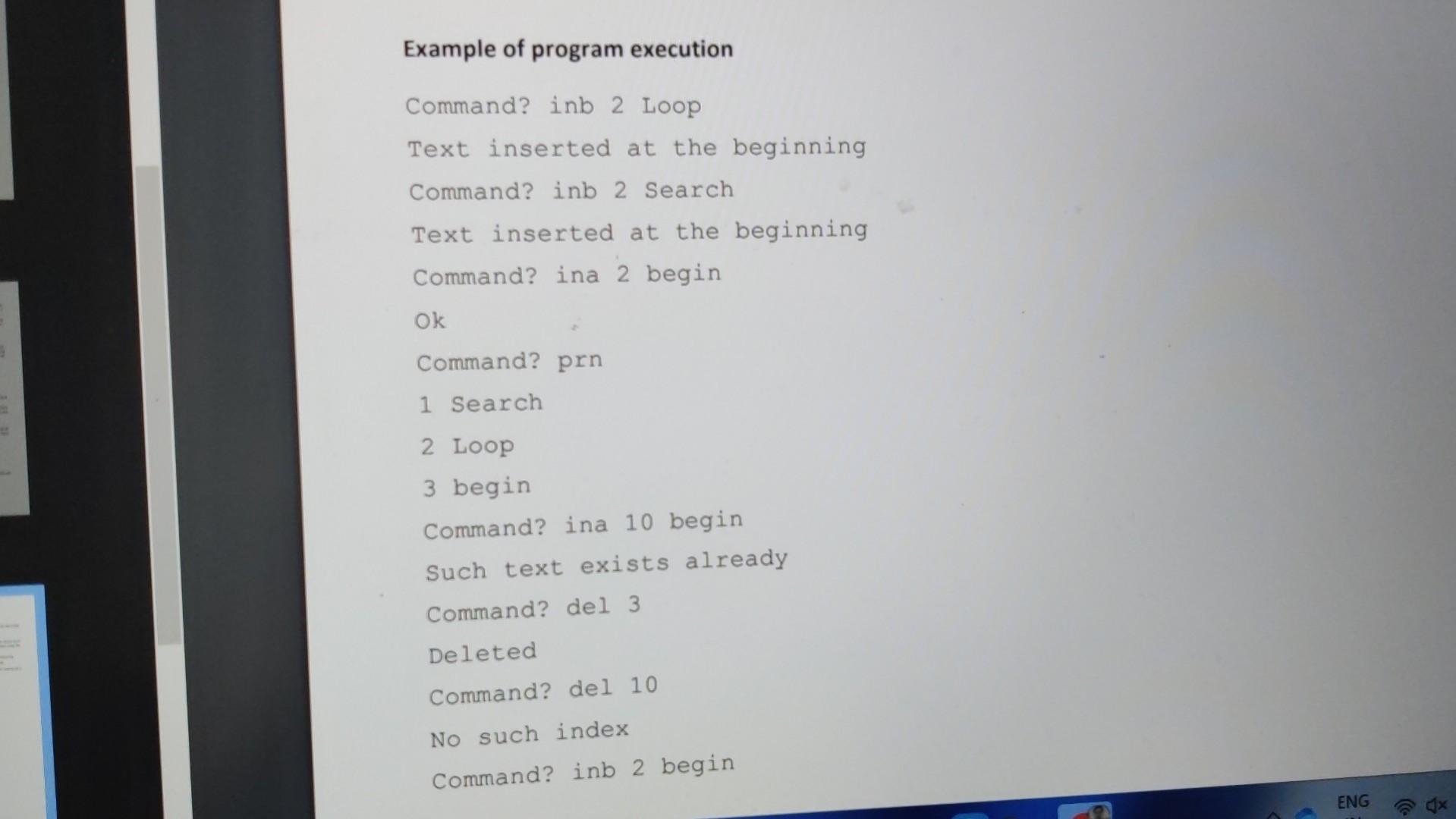 Solved Description You are required to write an interactive | Chegg.com