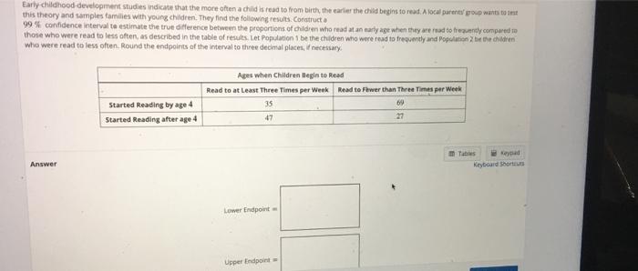 solved-early-childhood-development-studies-indicate-that-the-chegg