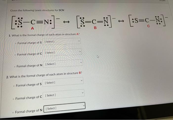 Solved Draw the Lewis structures of the following entities | Chegg.com