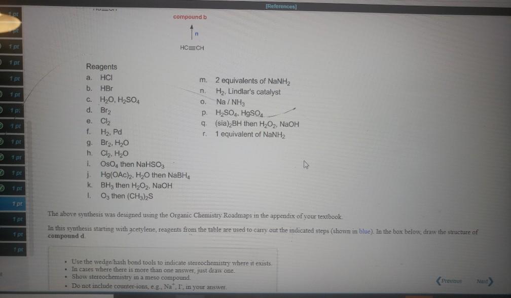 Solved Reteten Compound 11 I Compound 1 Compound H Compo Chegg Com